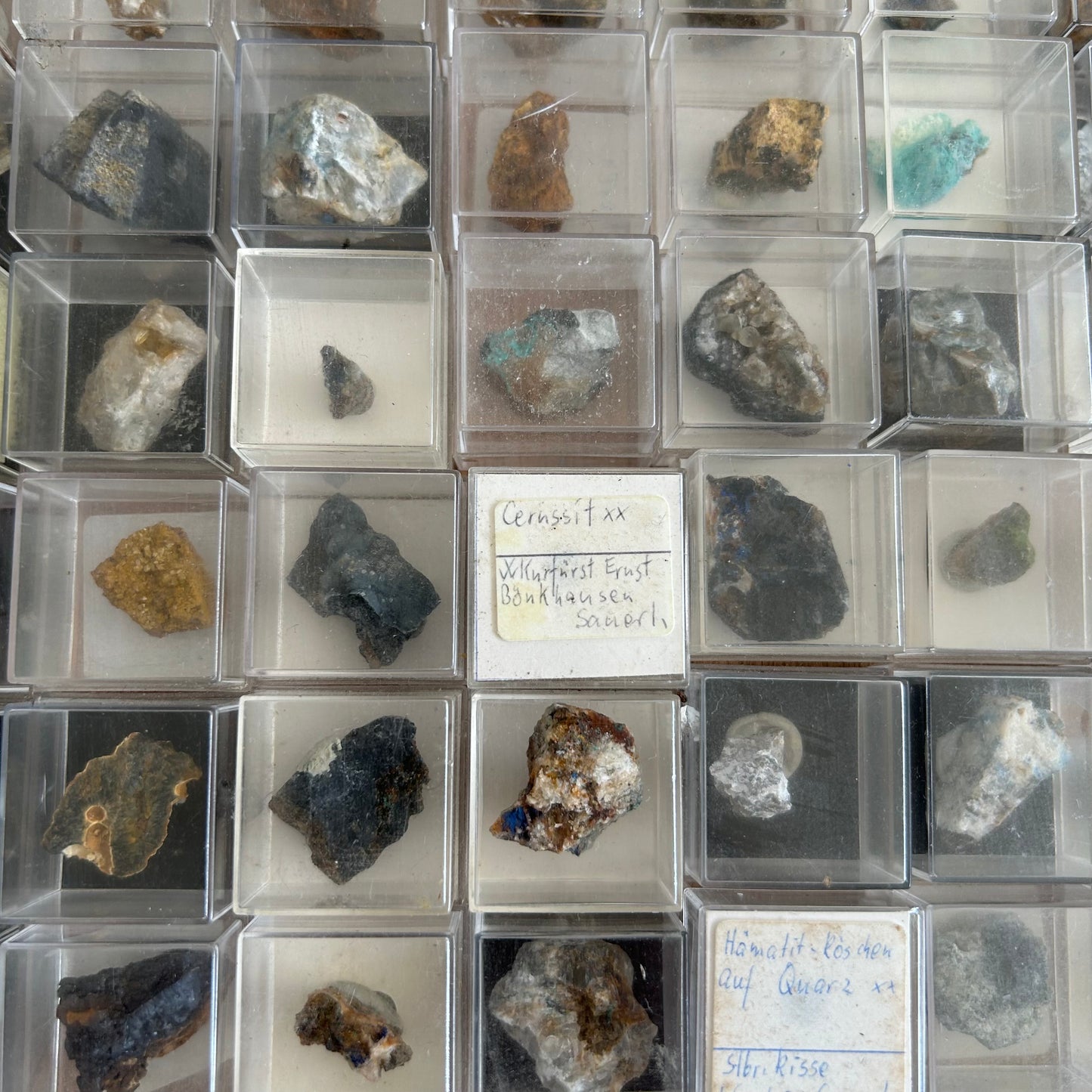 Micromount-Sammlung „Sauerland-Raritäten“ 350 Stück