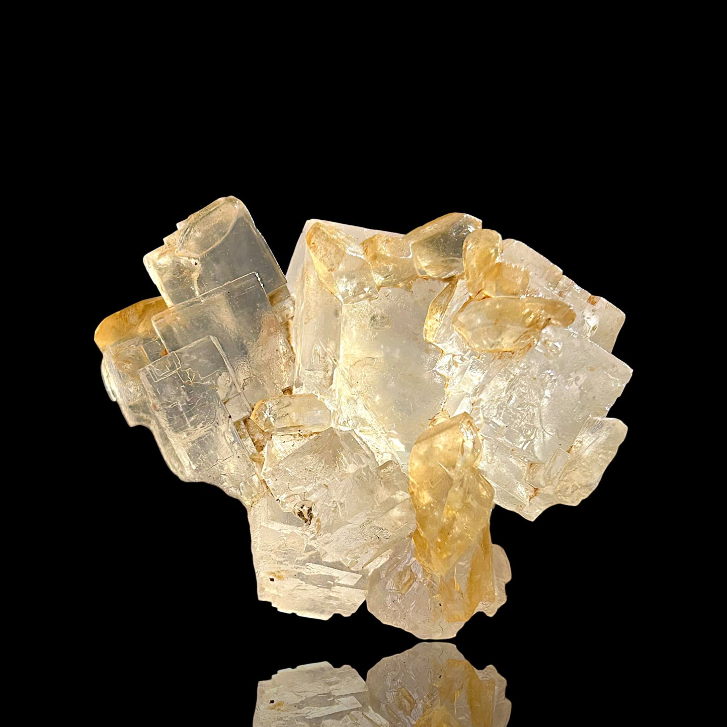 Halite, Gypsum - Bleicherode, Germany