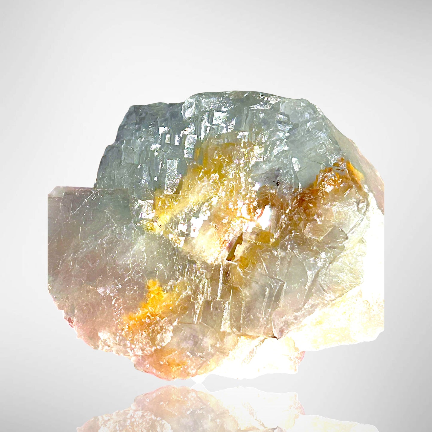 Polarblue Fluorite - Summit Cleft, Weisseck