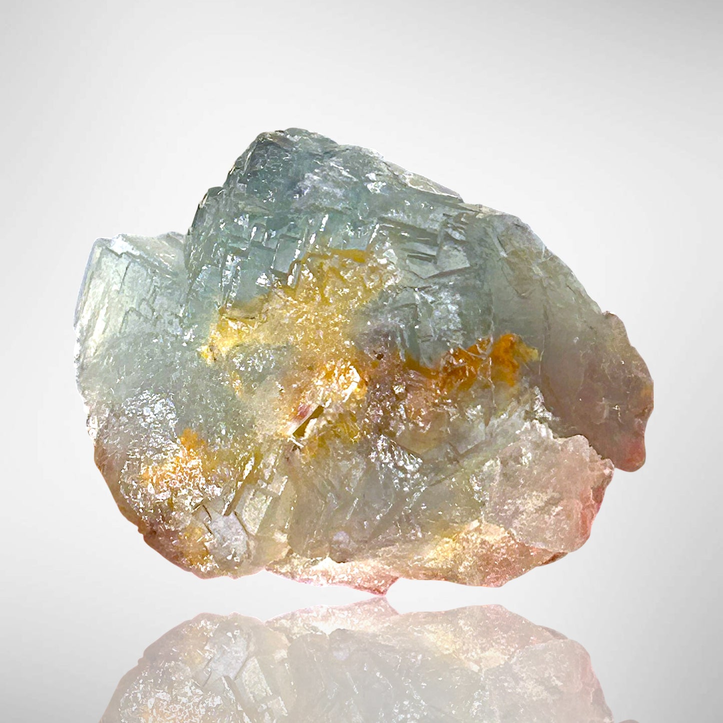 Polarblue Fluorite - Summit Cleft, Weisseck
