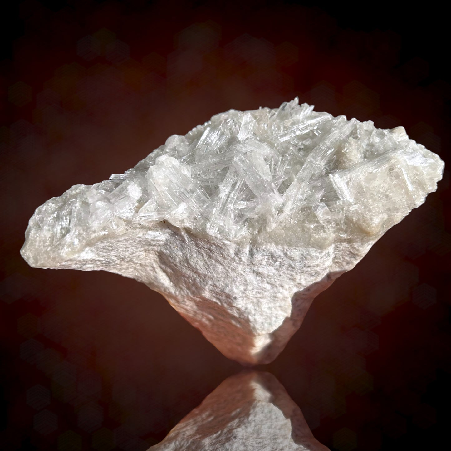 Hydroboracite on Anhydrite - Kohnstein Quarry, Thuringia