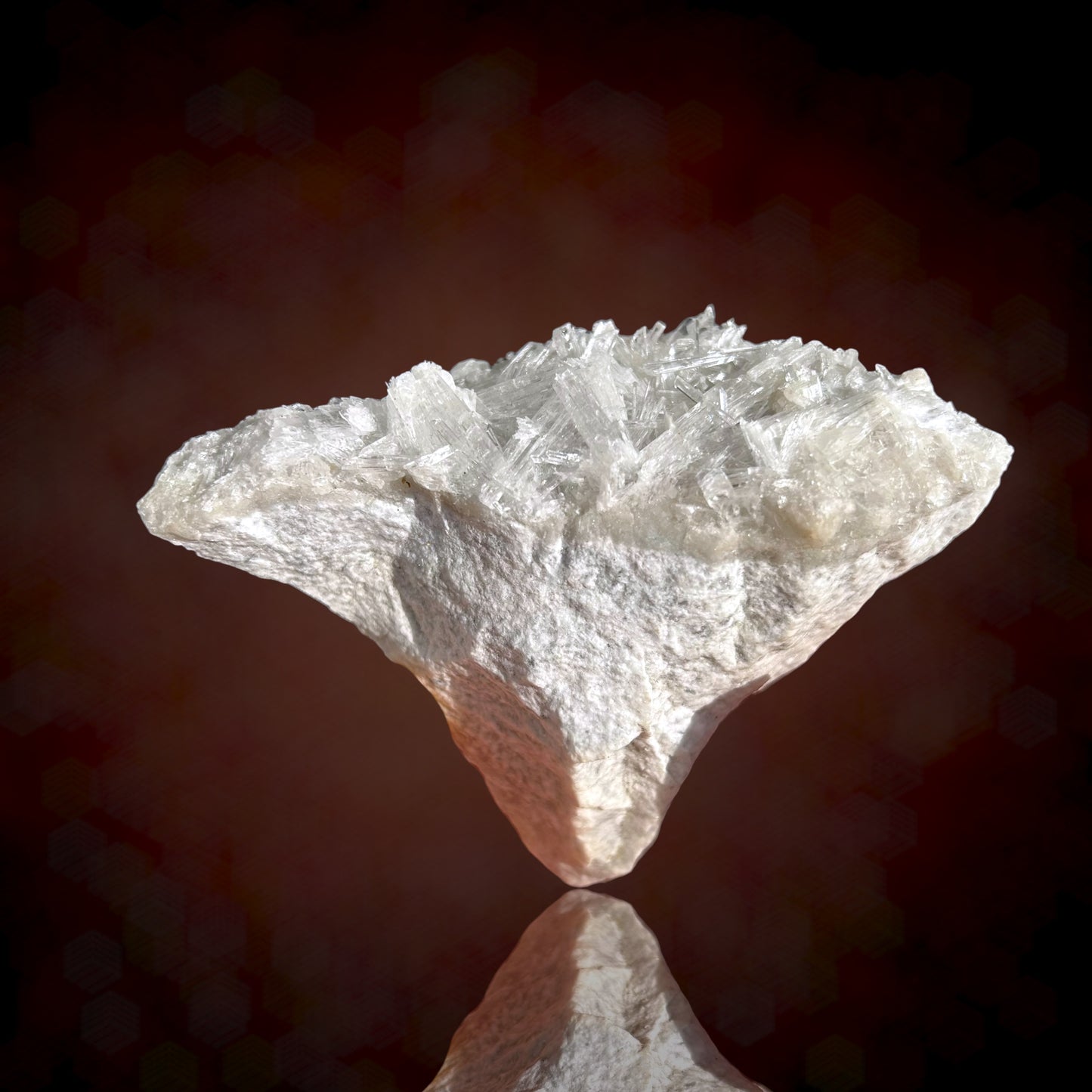 Hydroboracite on Anhydrite - Kohnstein Quarry, Thuringia