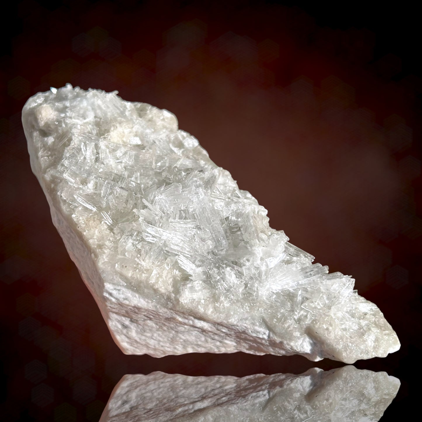 Hydroboracite on Anhydrite - Kohnstein Quarry, Thuringia