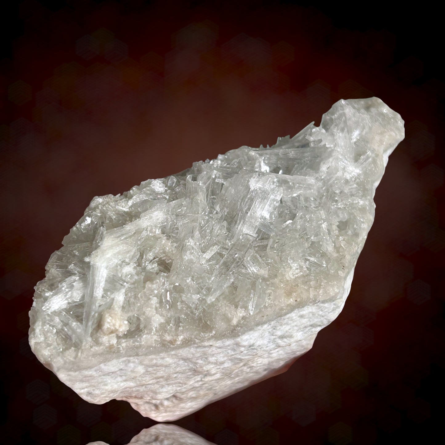 Hydroboracite on Anhydrite - Kohnstein Quarry, Thuringia