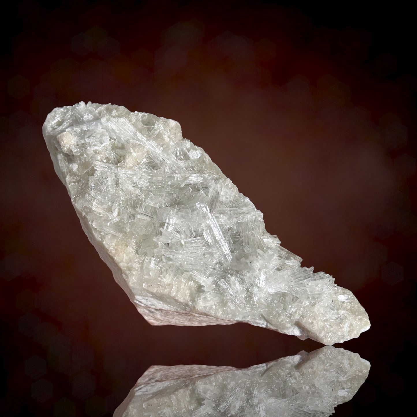 Hydroboracite on Anhydrite - Kohnstein Quarry, Thuringia