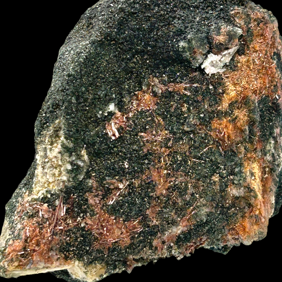 Sagenite (Rutile) on Microcline - Rauris, Austria