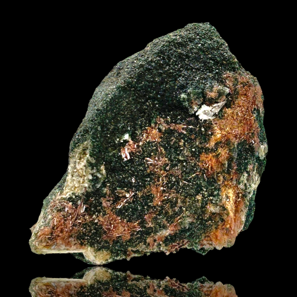 Sagenite (Rutile) on Microcline - Rauris, Austria