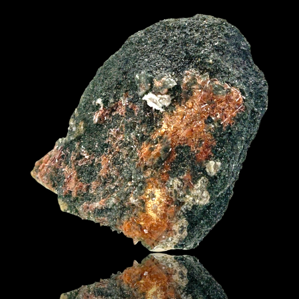 Sagenite (Rutile) on Microcline - Rauris, Austria