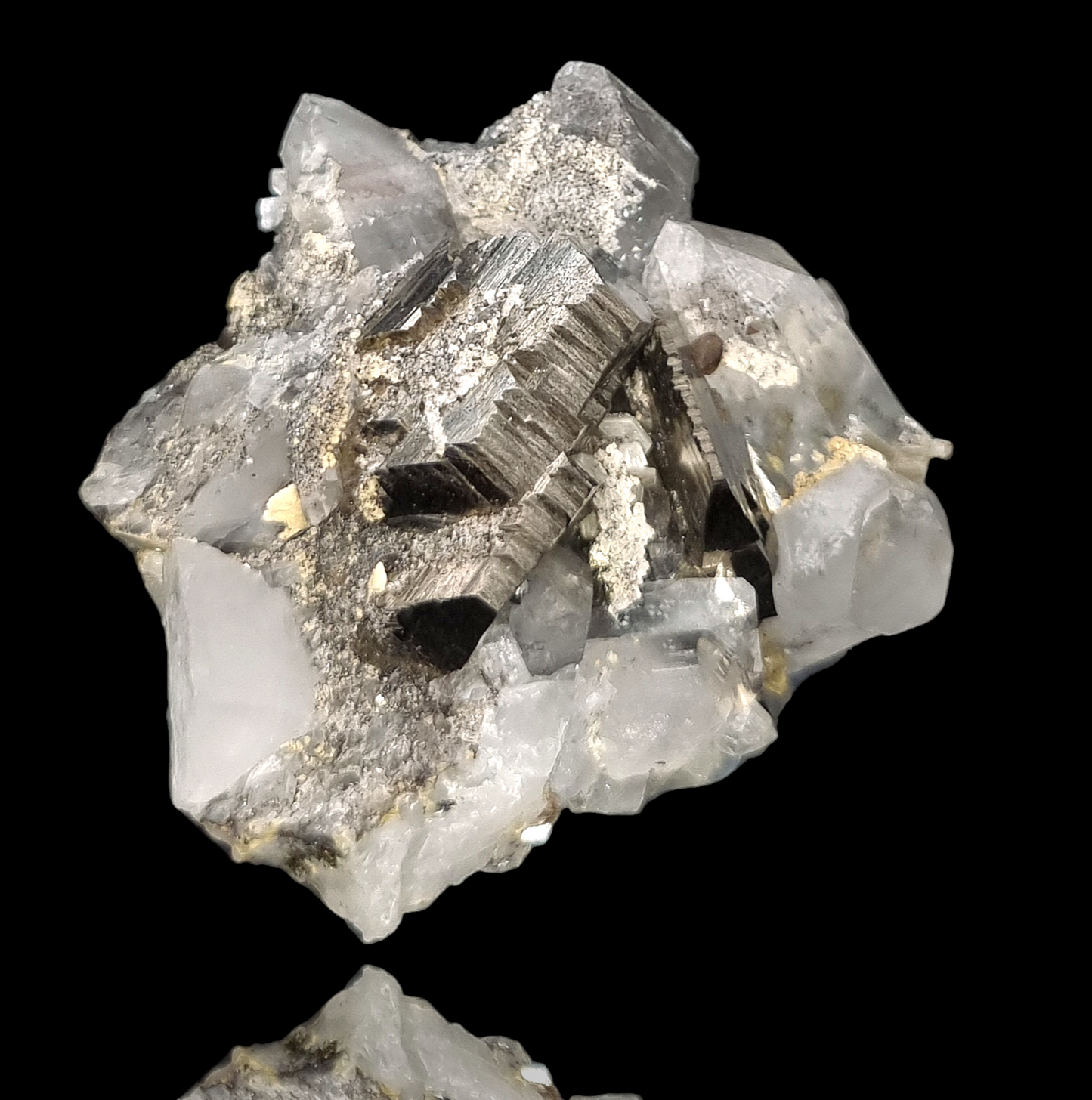 Arsenopyrit/e, Quarz/Quartz, Scheelit/e, Stannit/e - Yaogangxian, China
