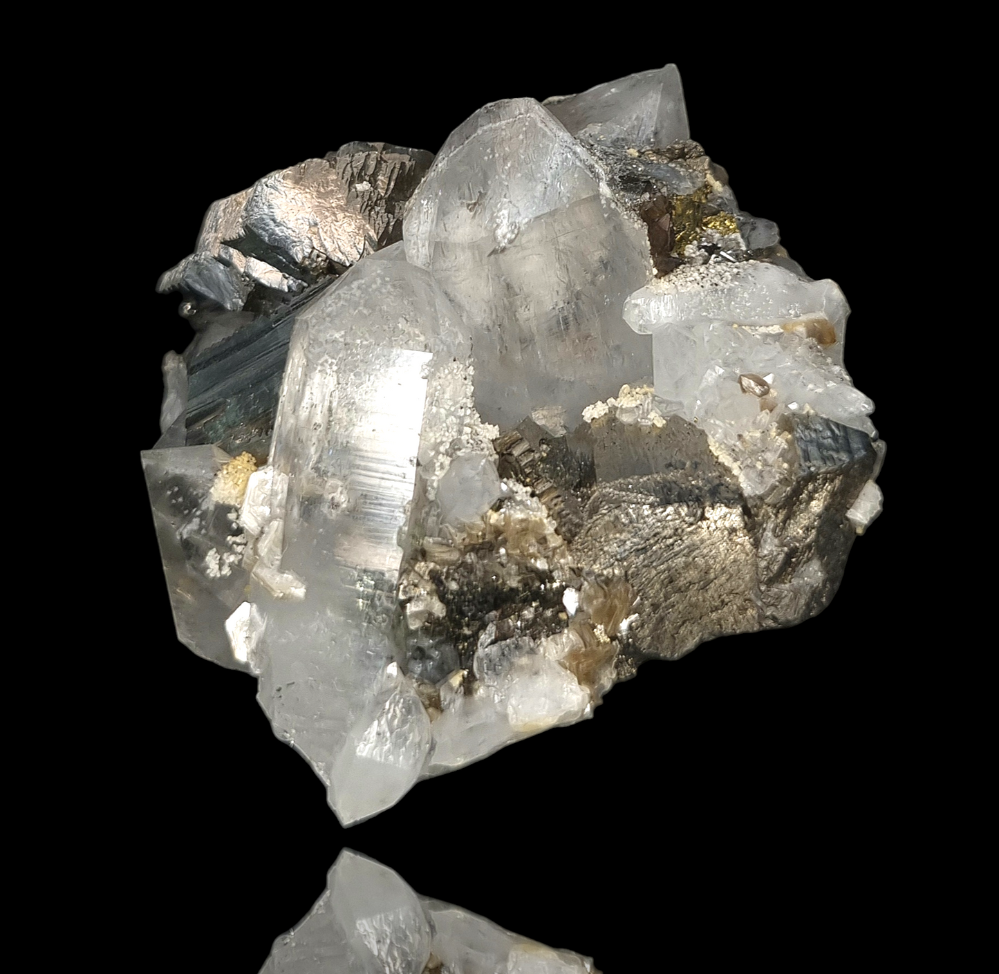 Arsenopyrit/e, Quarz/Quartz, Scheelit/e, Stannit/e - Yaogangxian, China