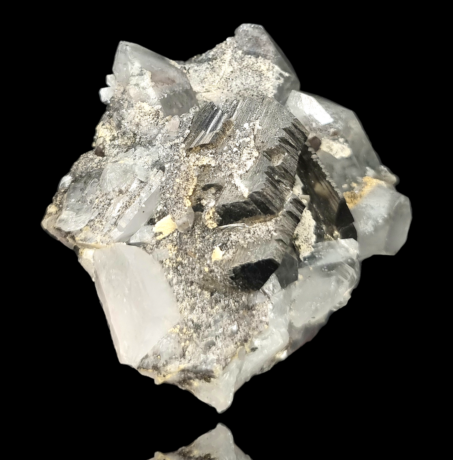 Arsenopyrit/e, Quarz/Quartz, Scheelit/e, Stannit/e - Yaogangxian, China