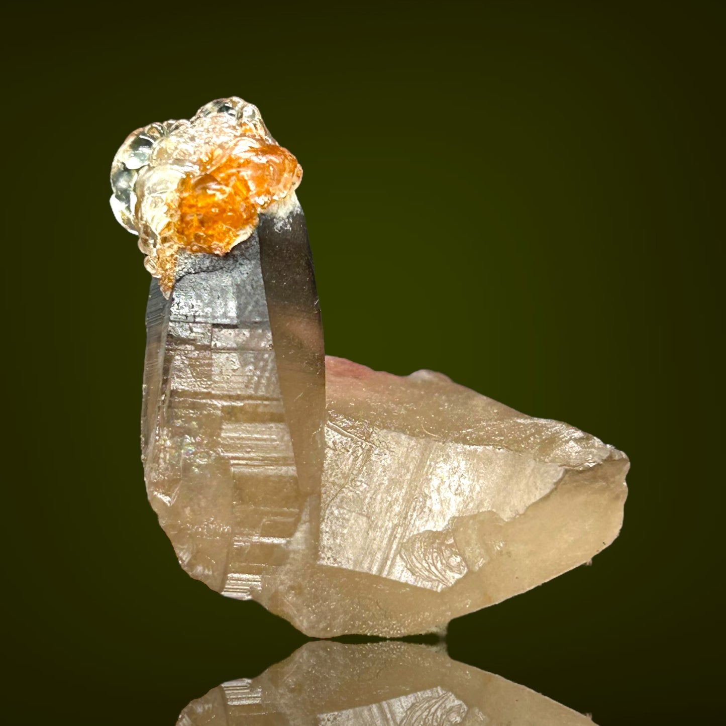 Hyalit/e & Rauchquarz/Smoky Quartz - Erongo, Namibia