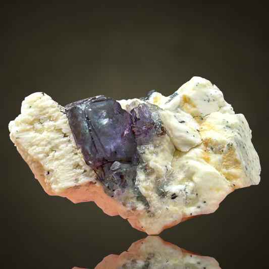 Fluorite, Feldspar - Erongo, Namibia