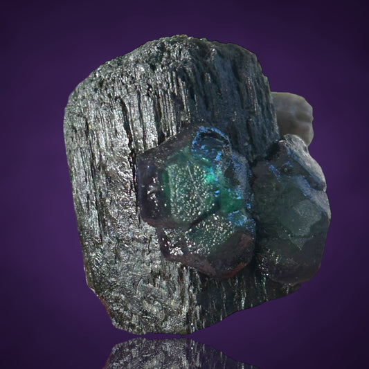 Fluorite, Schorl - Erongo, Namibia