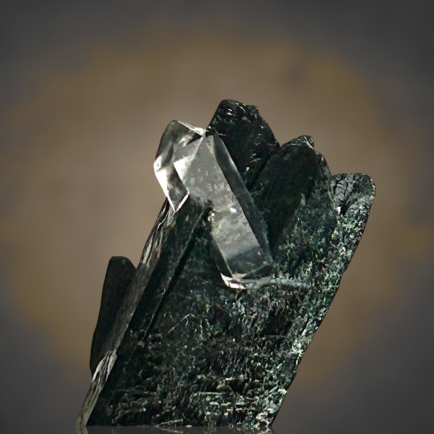 Aegirine, Smoky Quartz - Mt. Malosa, Malawi
