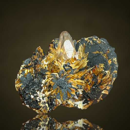 Rutile, Hämatite, Quartz suns - Novo Horizonte, Brazil