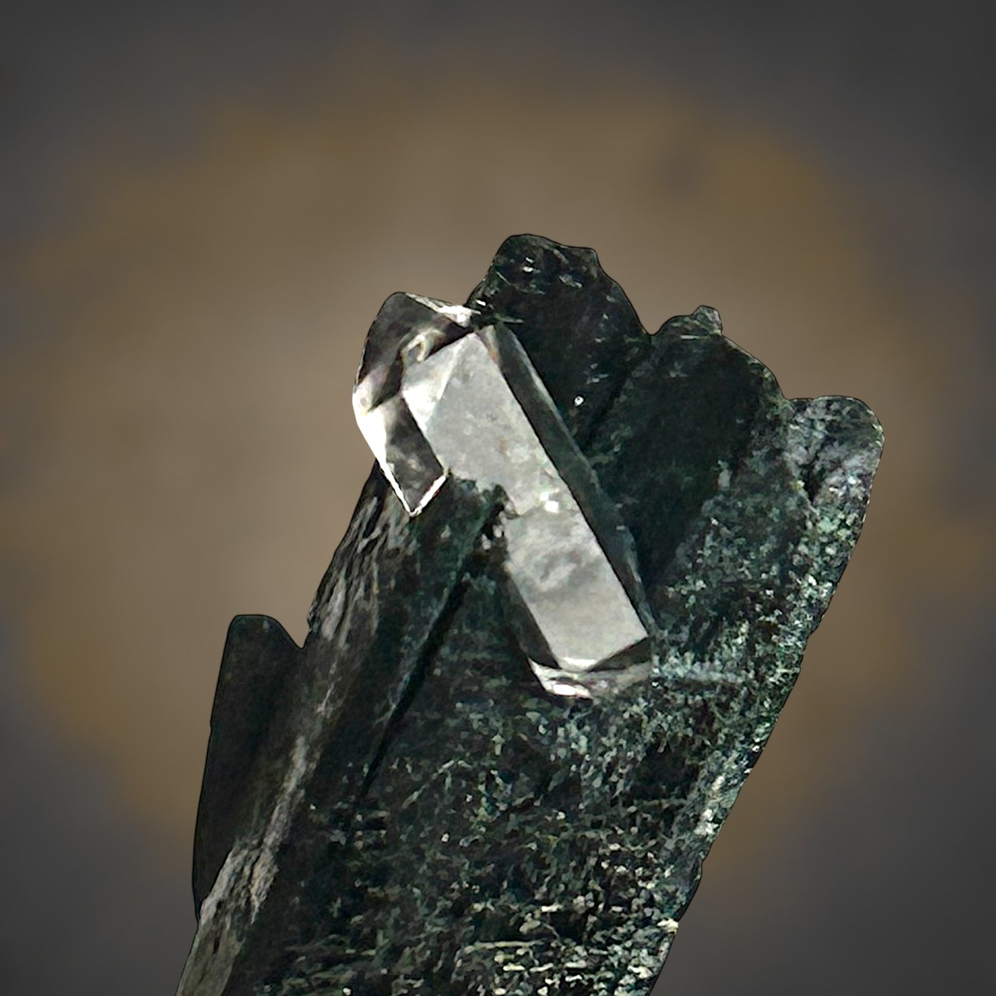 Aegirine, Smoky Quartz - Mt. Malosa, Malawi