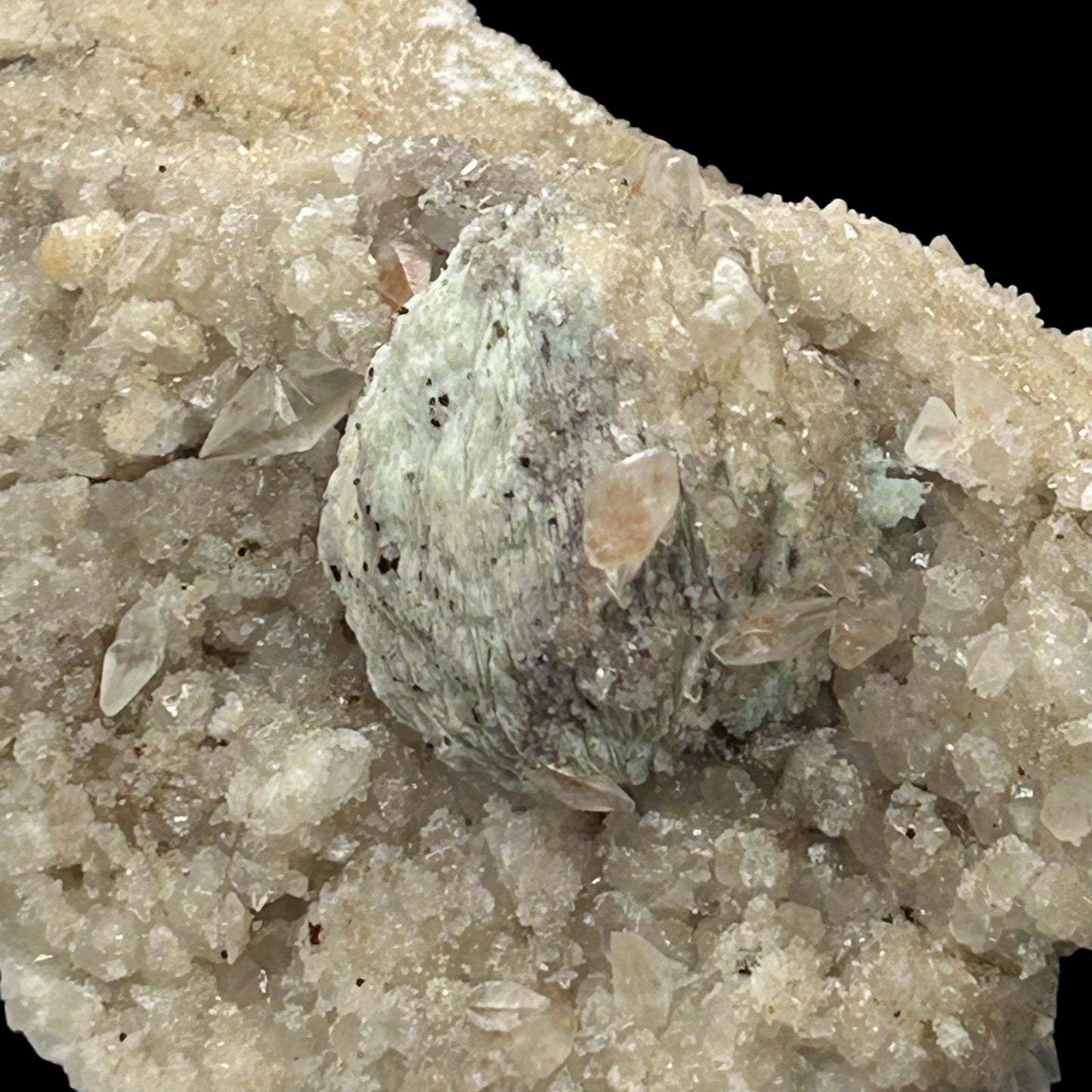 Baryte ball, Calcite twins - St. Gertraudi, Tyrol