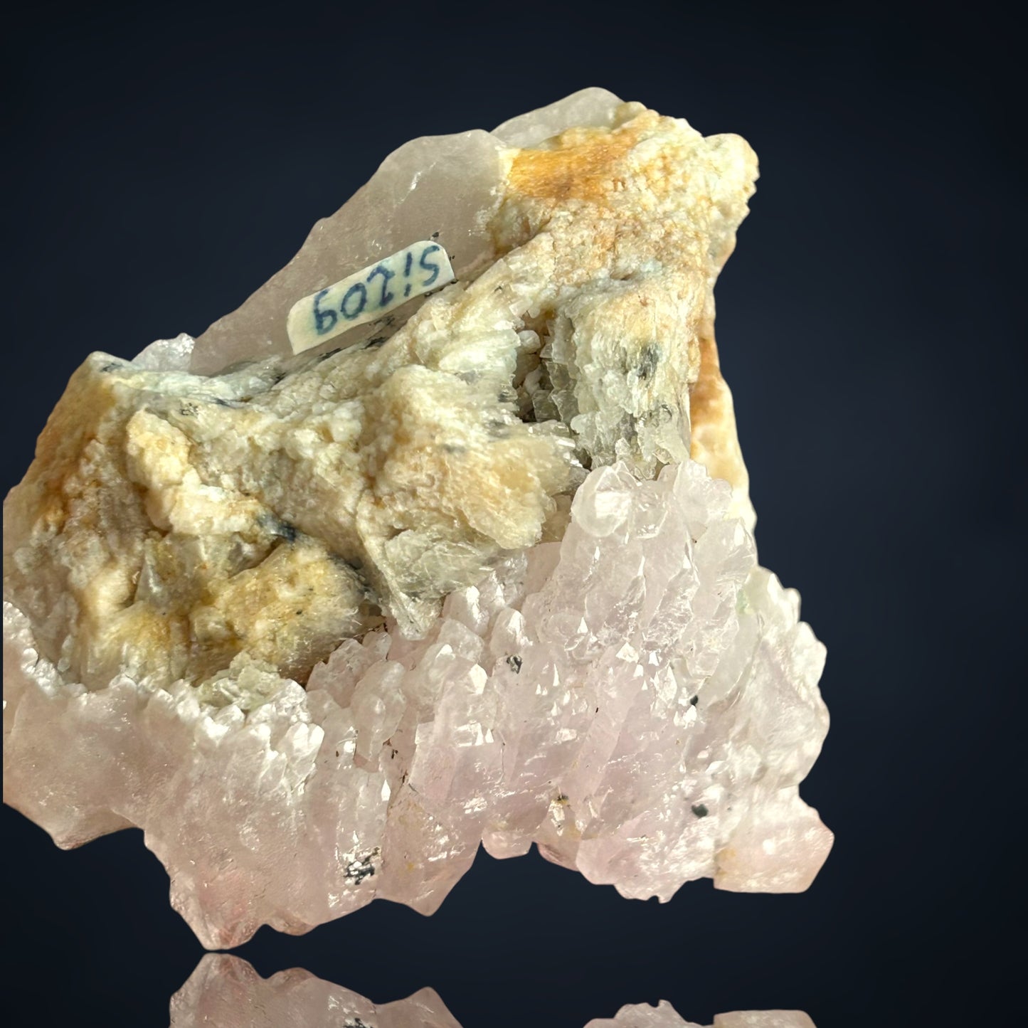 Rosenquarz Doppelender/Rose quartz DT - Brasil/ien