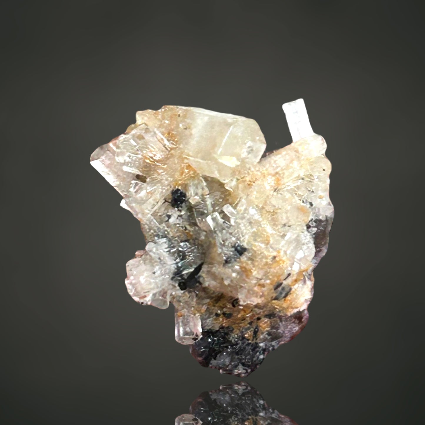 Goshenit, Fluorit – Erongo, Namibia