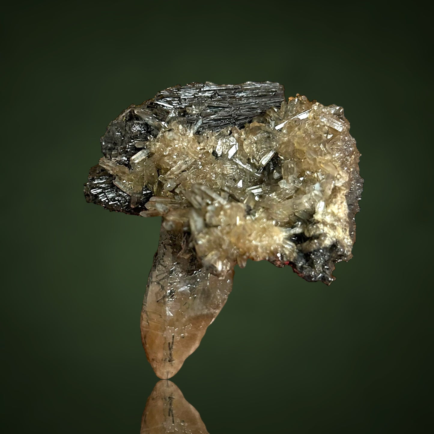 Smoky Quartz, Schorl Tourmaline - Erongo, Namibia