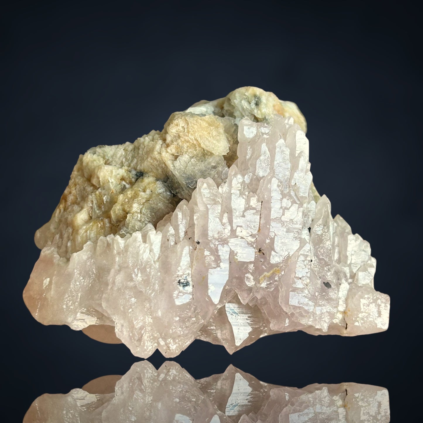 Rosenquarz Doppelender/Rose quartz DT - Brasil/ien