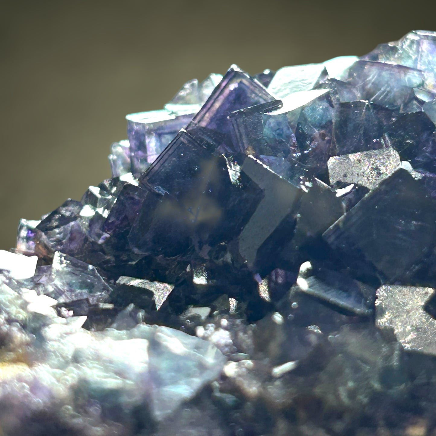 Phantomfluorit - Okorusu, Namibia