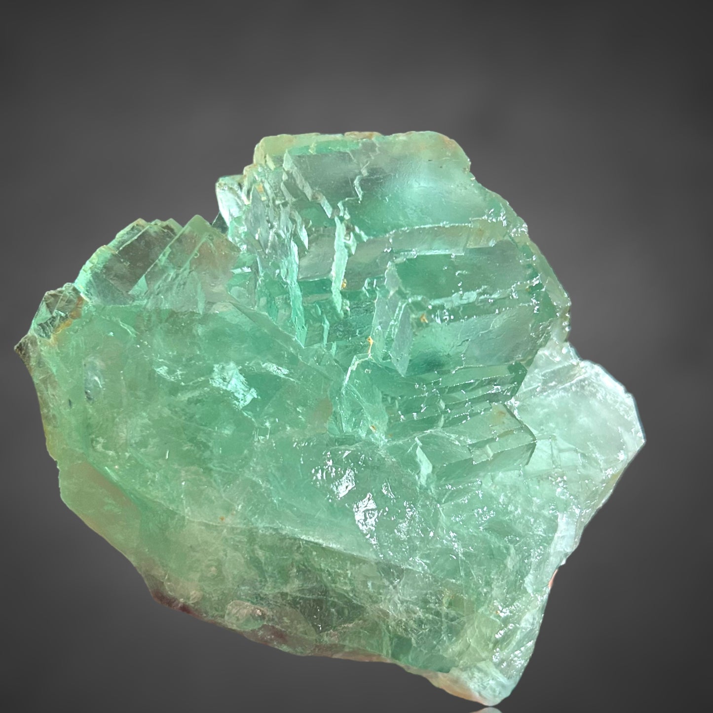 Grasgrüner Fluorit – Erongo, Namibia