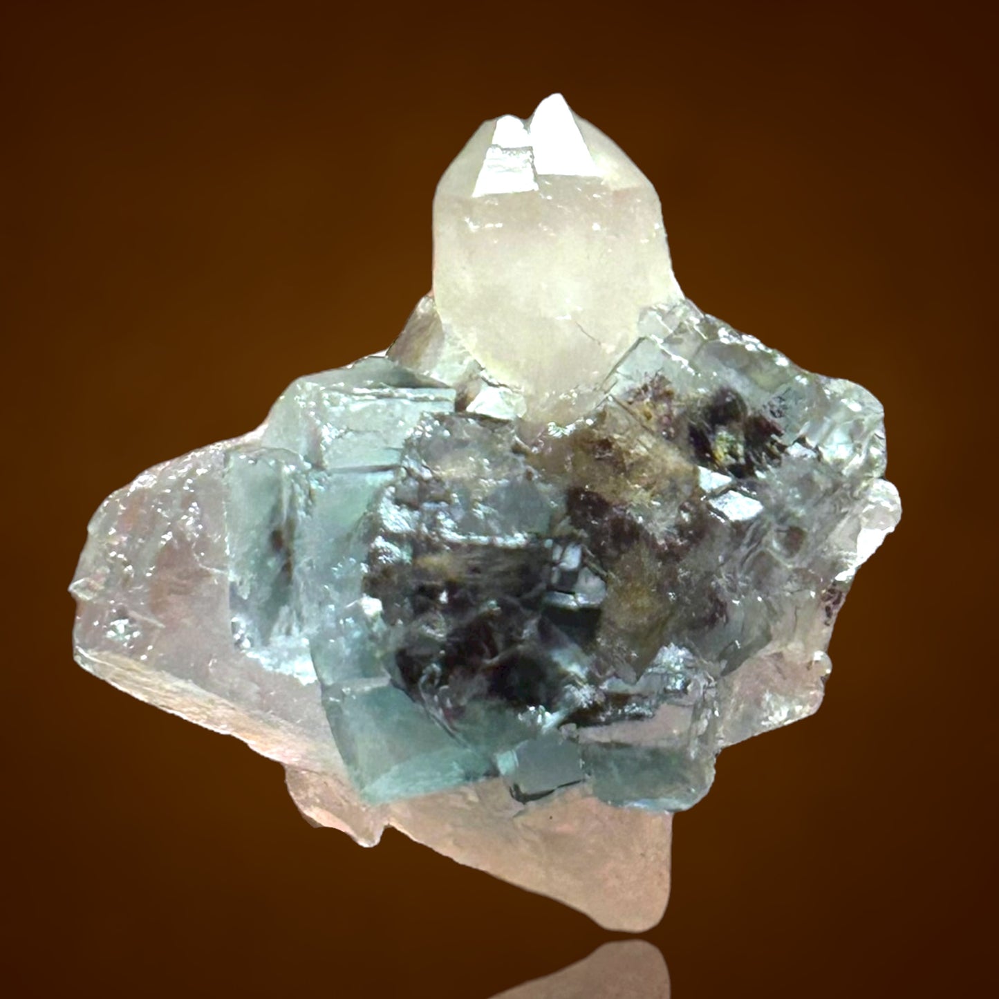Fluorite, Quartz - Okorusu, Namibia