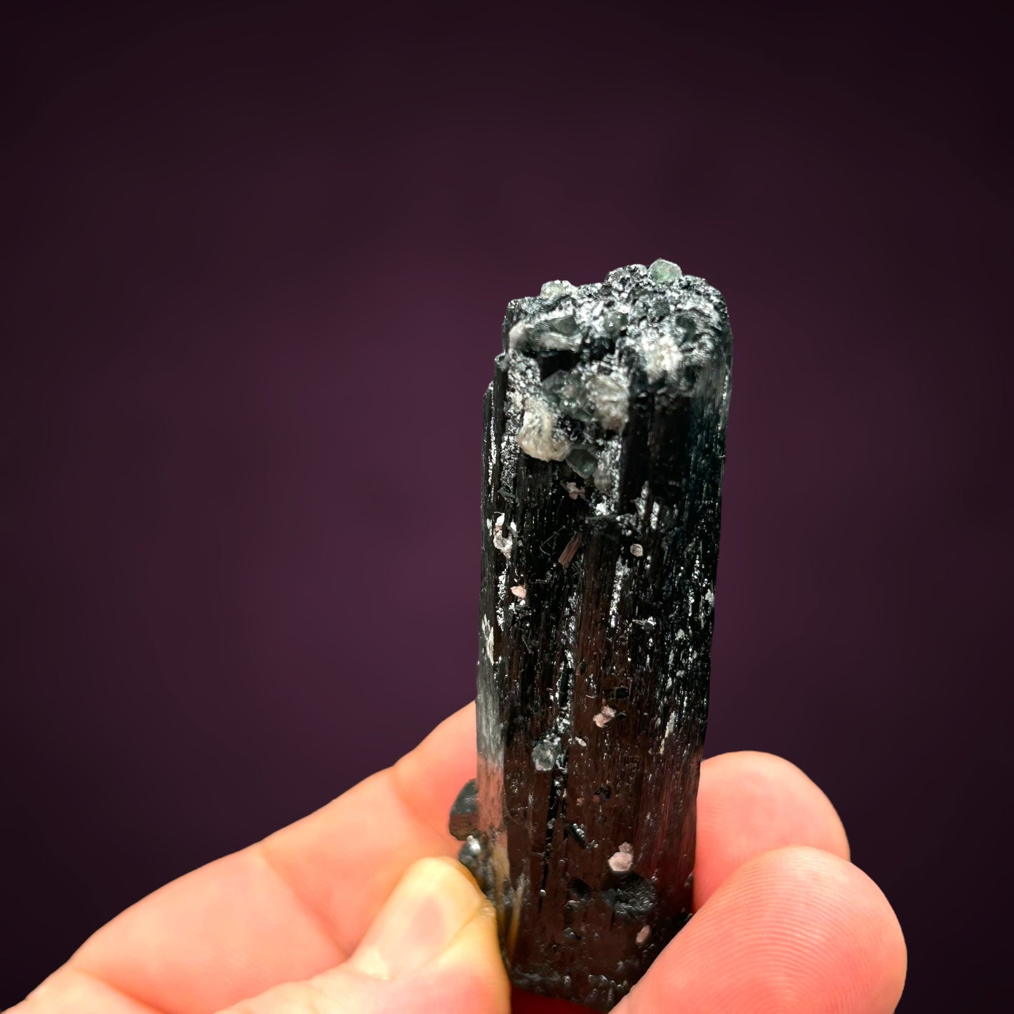 Fluorit, Turmalin, Zinnwaldit - Erongo, Namibia