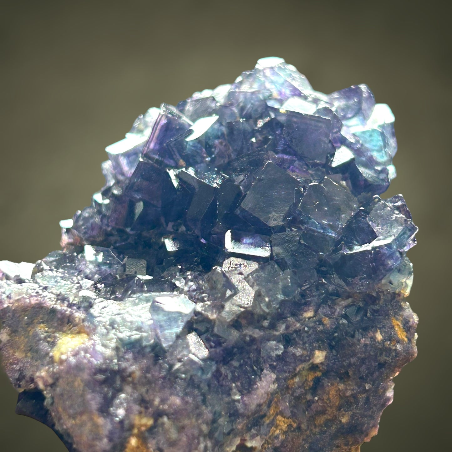 Phantomfluorit - Okorusu, Namibia