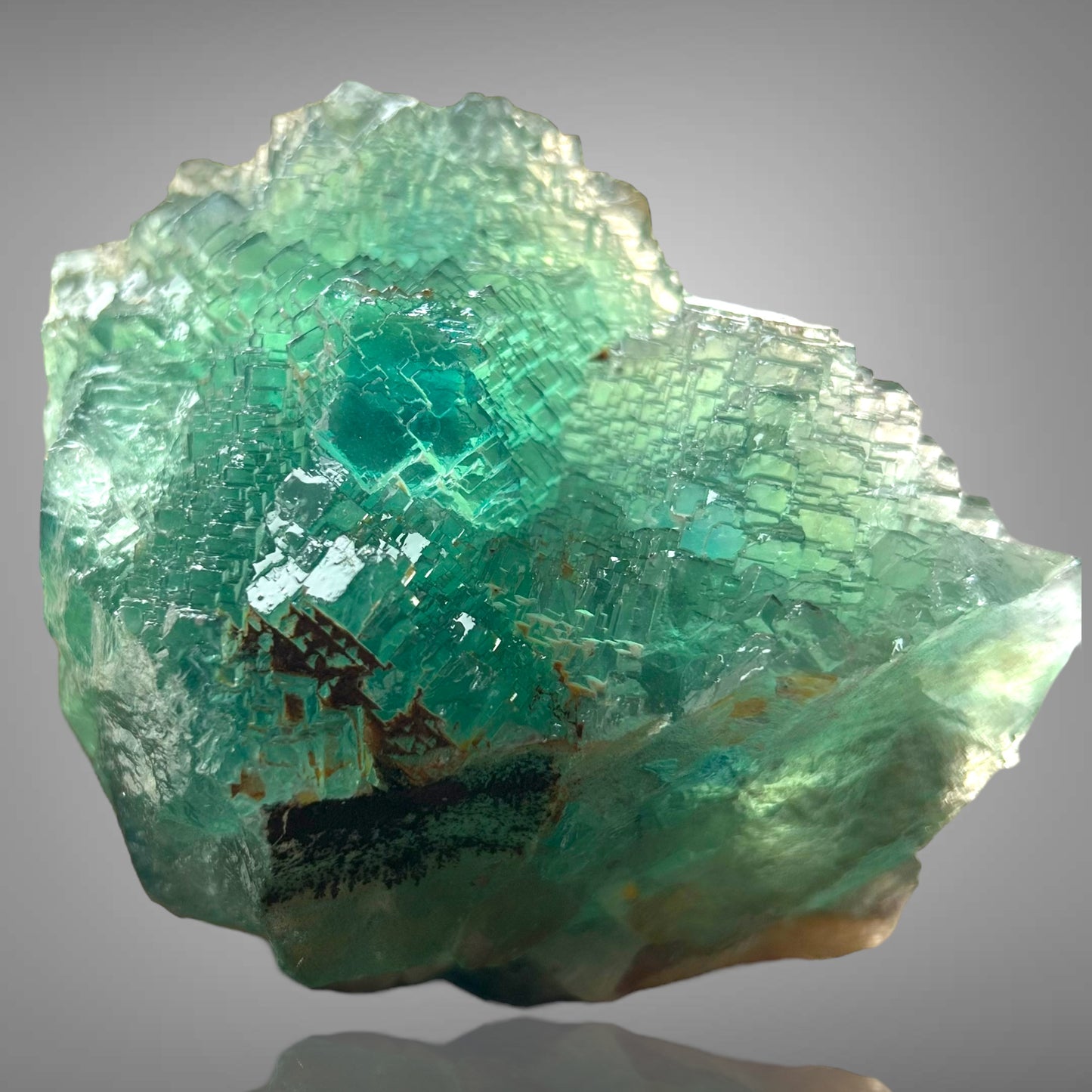 Grünblauer Fluorit - Erongo, Namibia