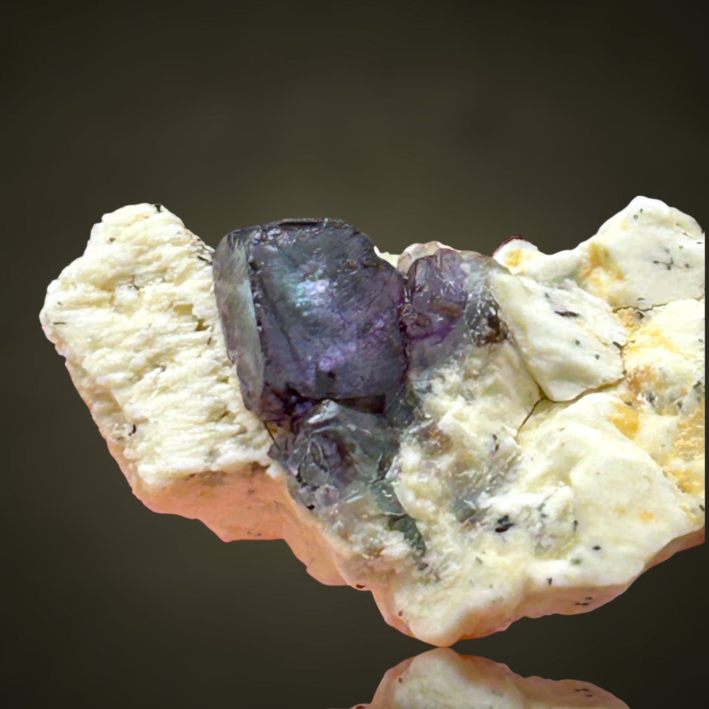 Fluorite, Feldspar - Erongo, Namibia