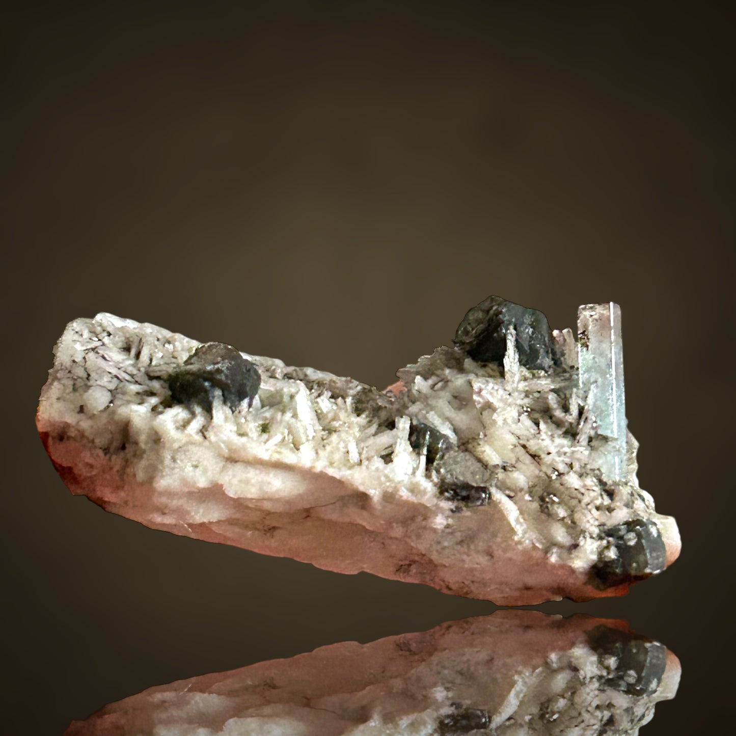 Aquamarine, Phlogopite - Erongo, Namibia