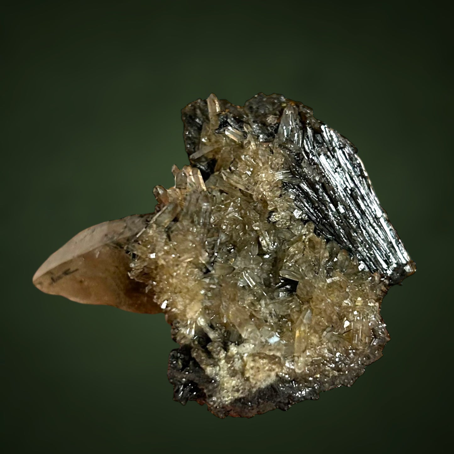 Smoky Quartz, Schorl Tourmaline - Erongo, Namibia