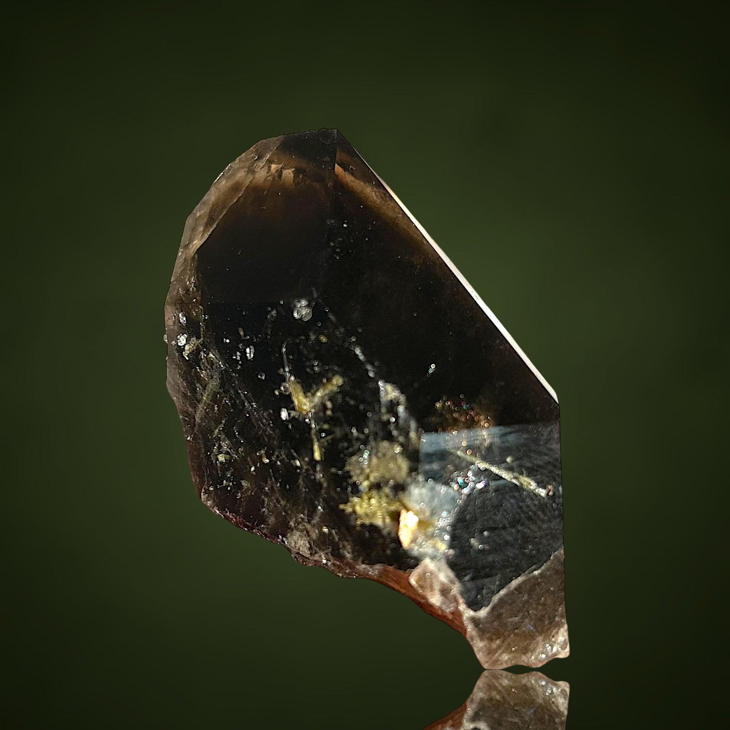 Epidot, Phantom-Rauchquarz – Striegau, Polen