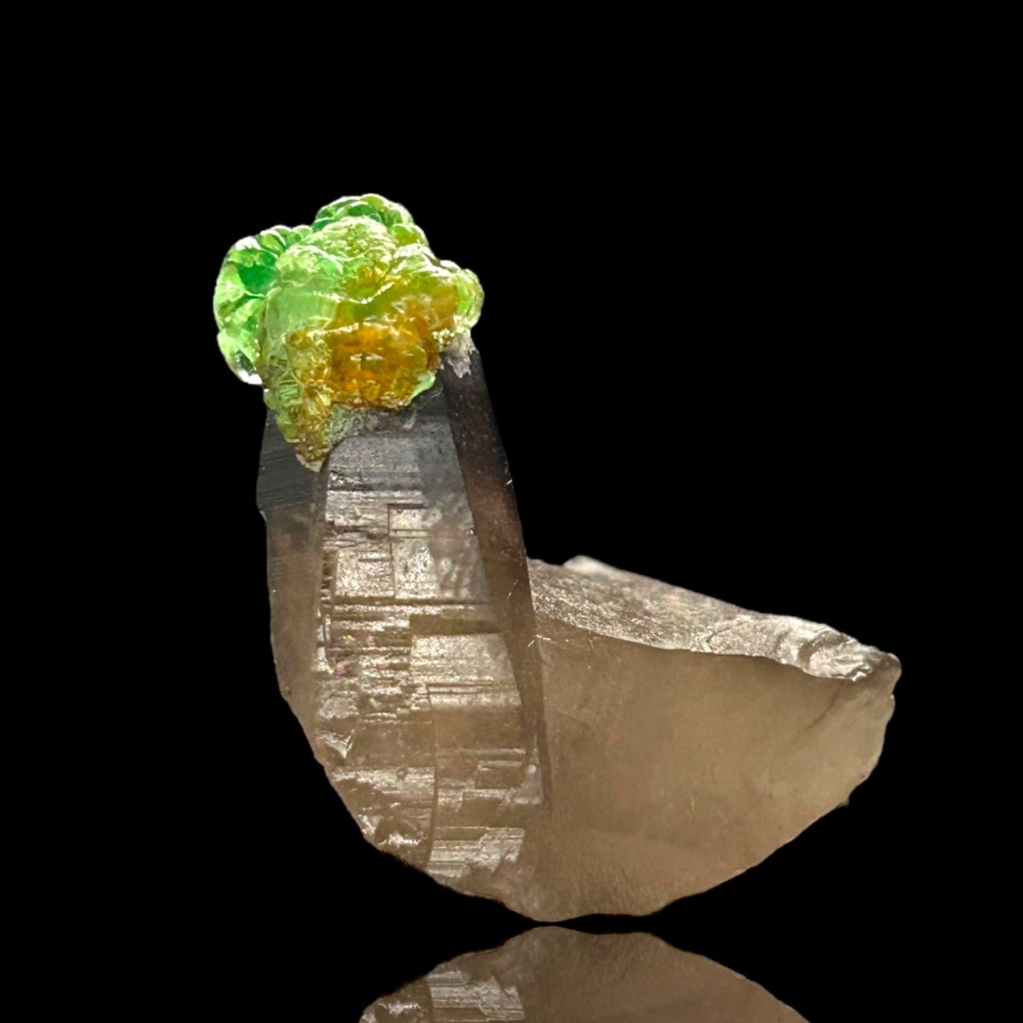 Hyalit/e & Rauchquarz/Smoky Quartz - Erongo, Namibia