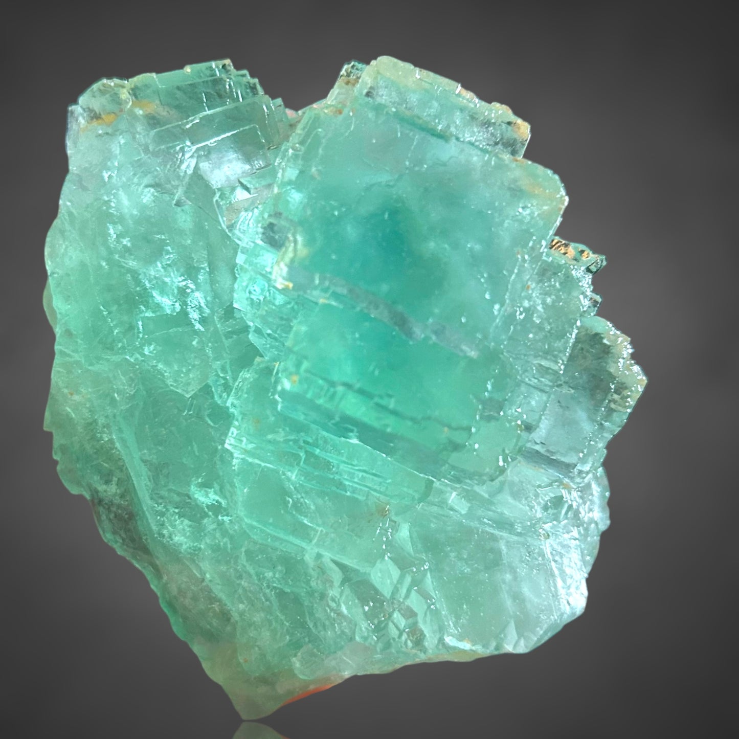 Grasgrüner Fluorit – Erongo, Namibia