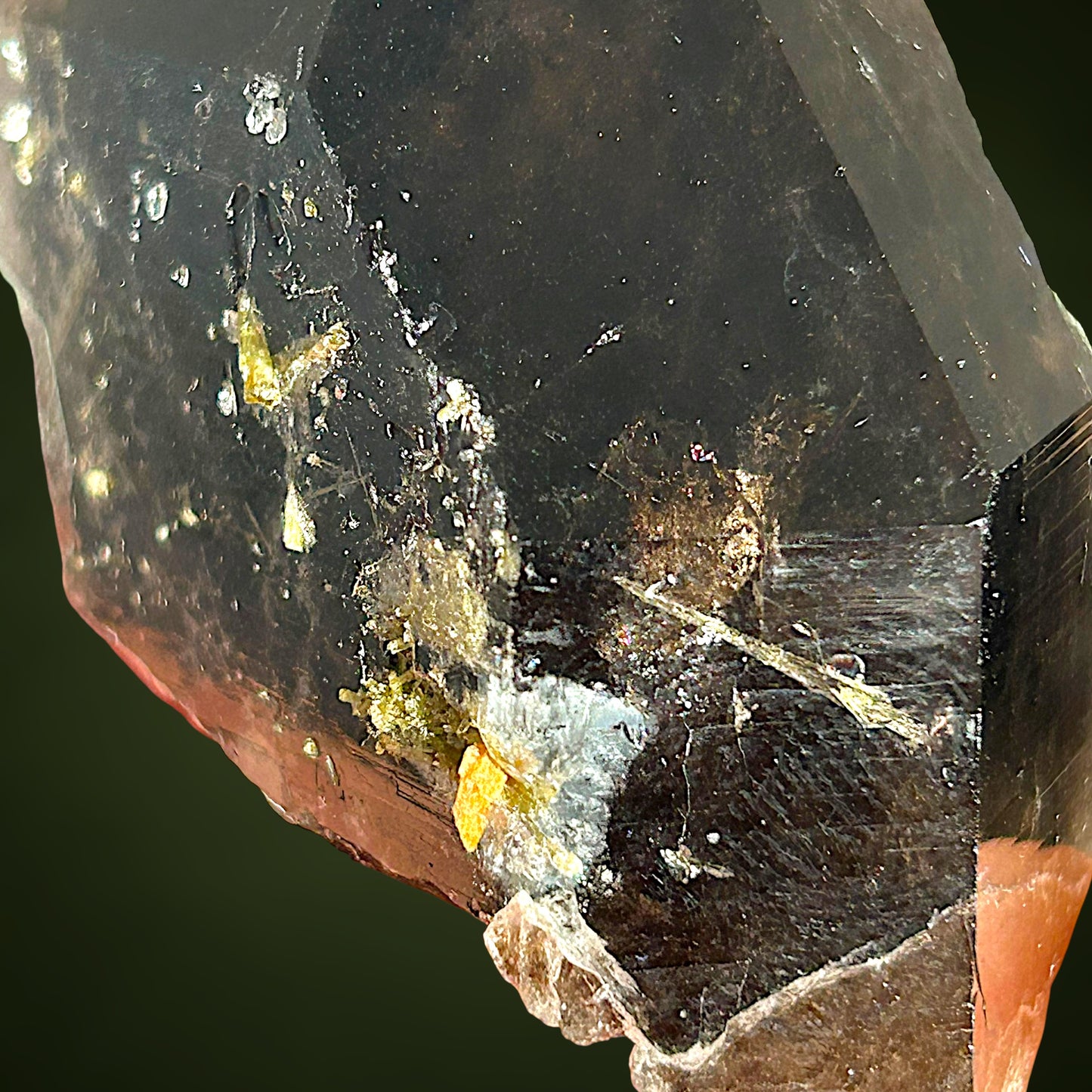 Epidot, Phantom-Rauchquarz – Striegau, Polen