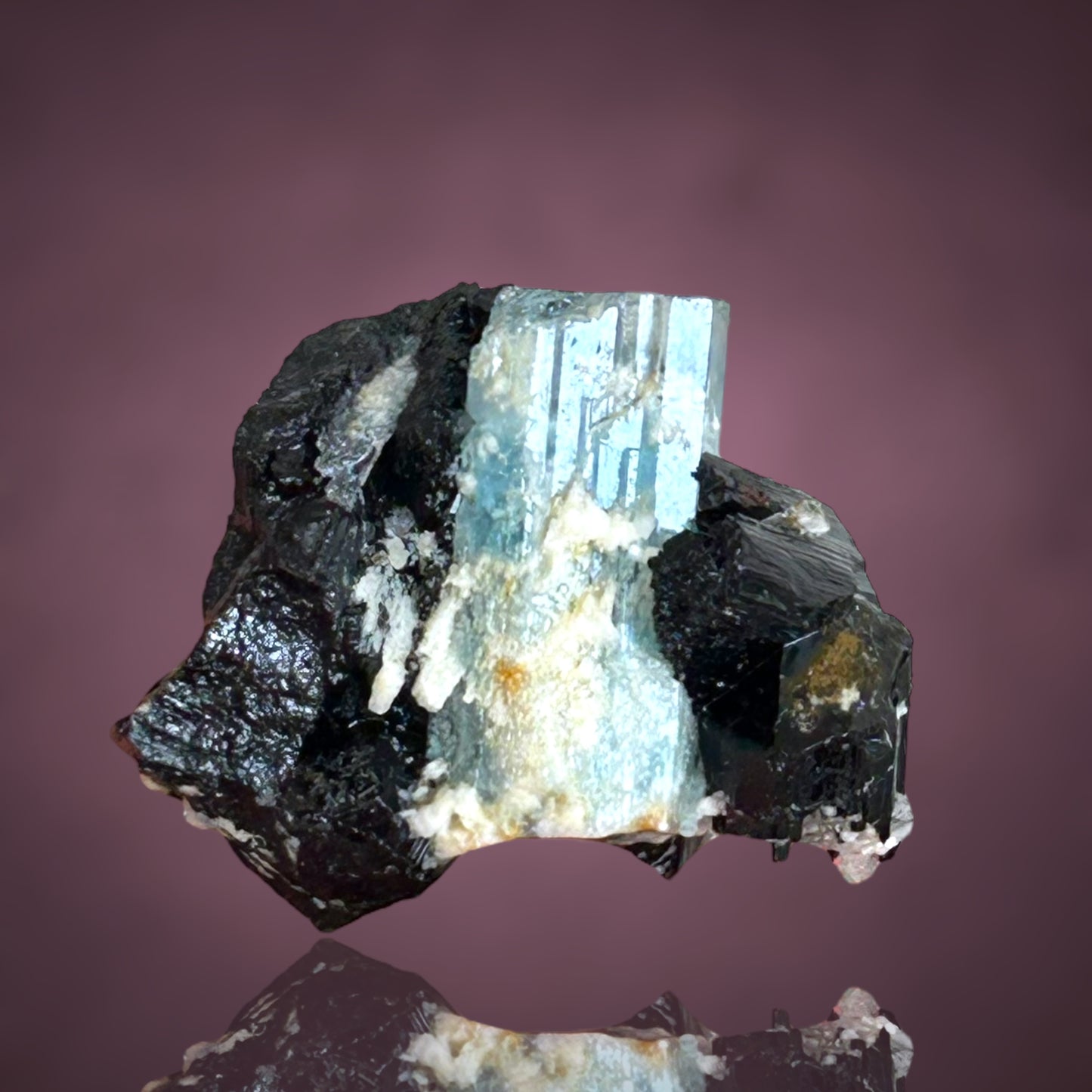 Aquamarin, Schörl-Turmalin - Erongo, Namibia