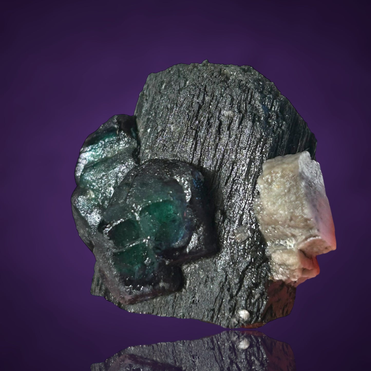 Fluorit, Schörl - Erongo, Namibia