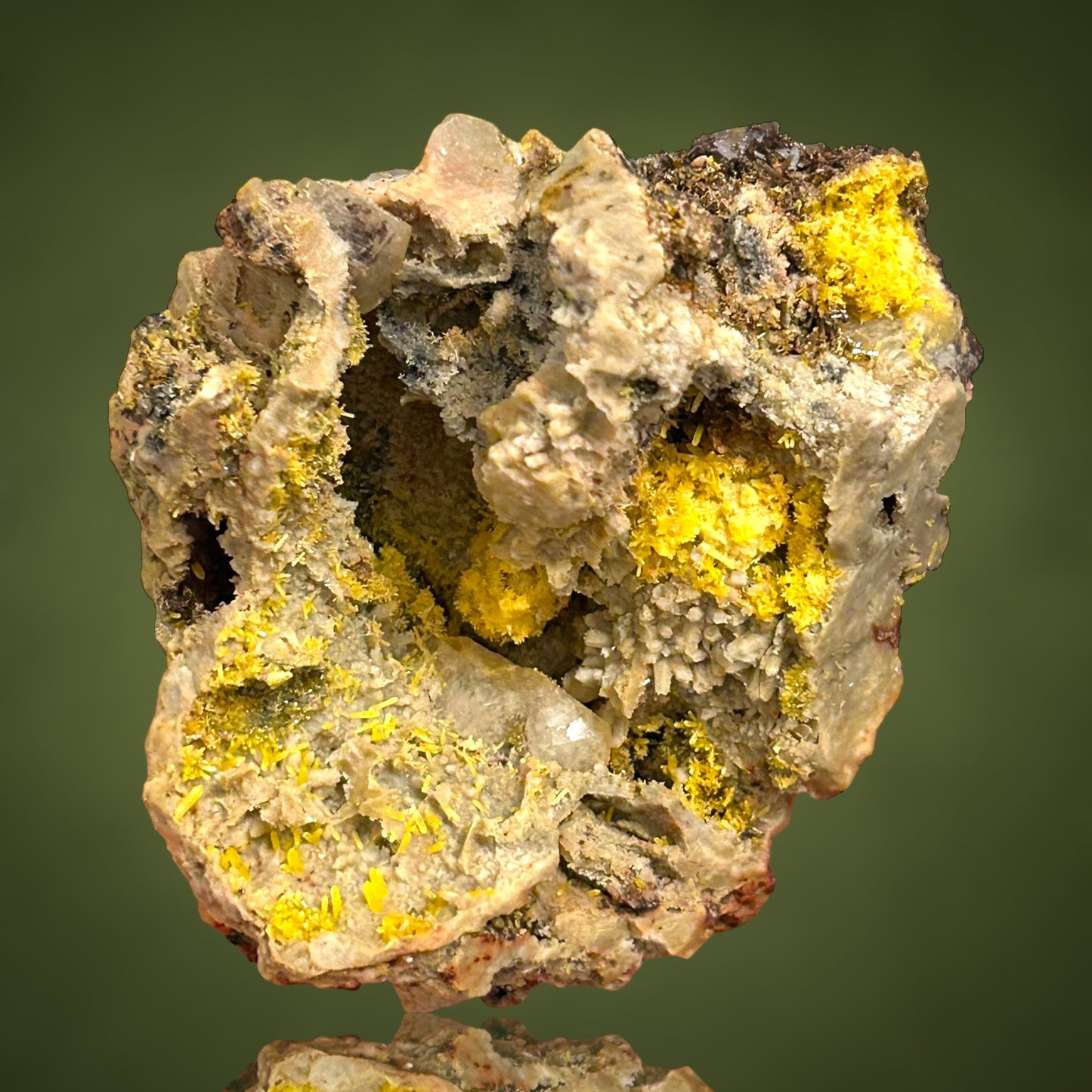 Mimetesit, Cerussit – Tsumeb, Namibia