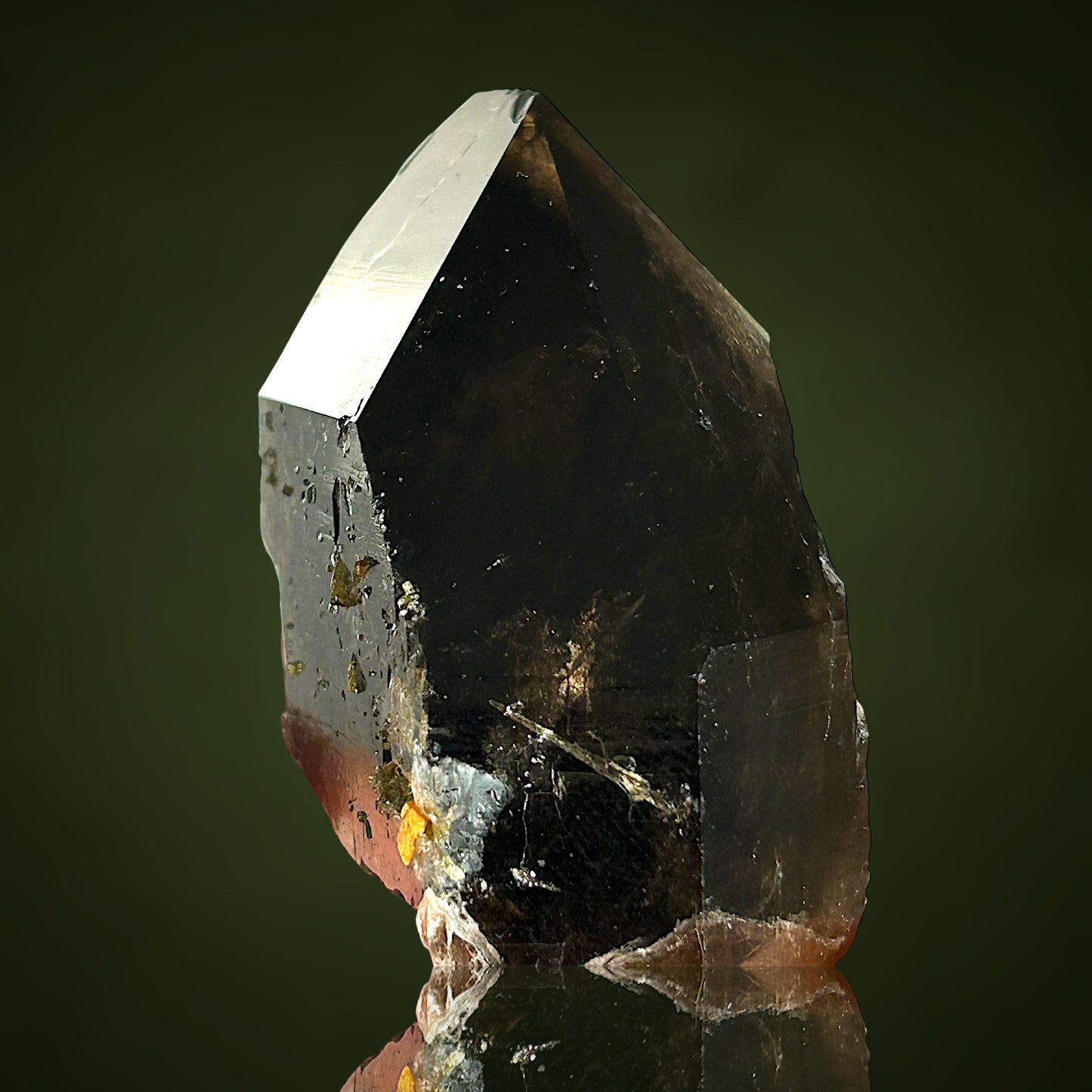 Epidot, Phantom-Rauchquarz – Striegau, Polen