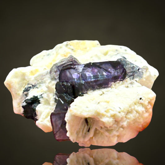 Fluorite, Feldspar - Erongo, Namibia
