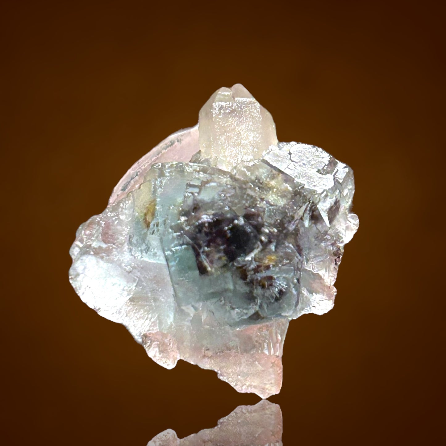 Fluorite, Quartz - Okorusu, Namibia
