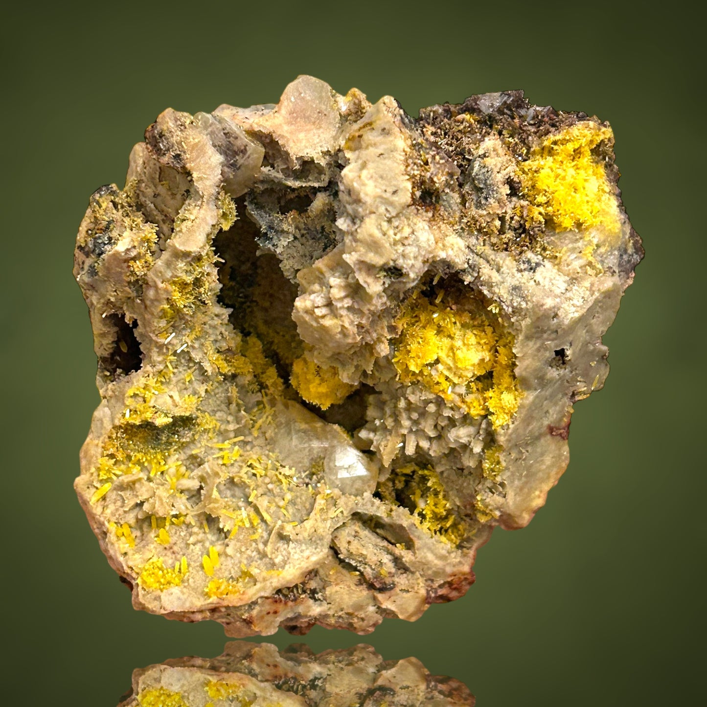 Mimetesit, Cerussit – Tsumeb, Namibia