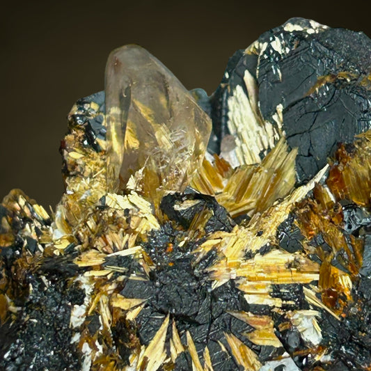 Rutile, Hämatite, Quartz suns - Novo Horizonte, Brazil