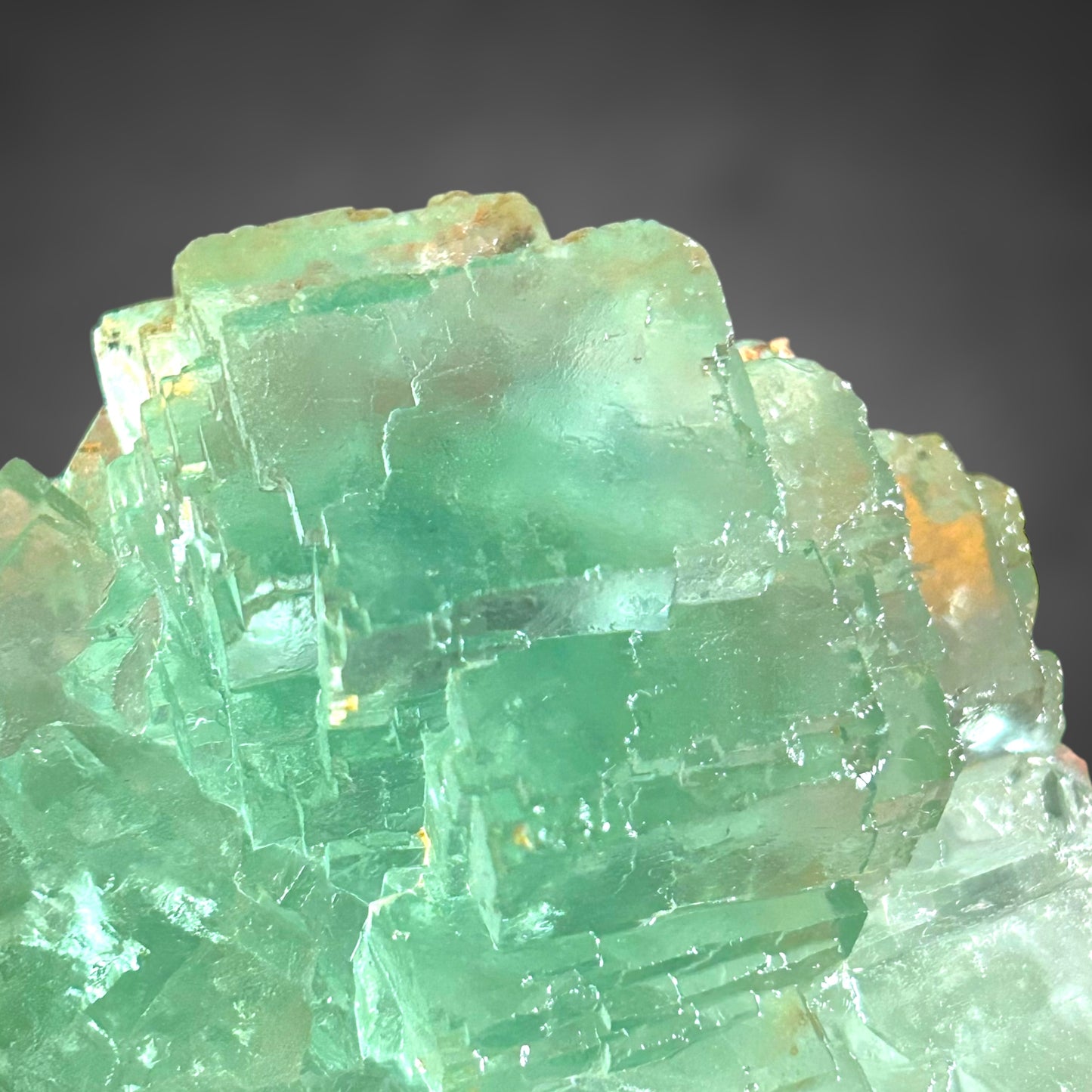 Grasgrüner Fluorit – Erongo, Namibia