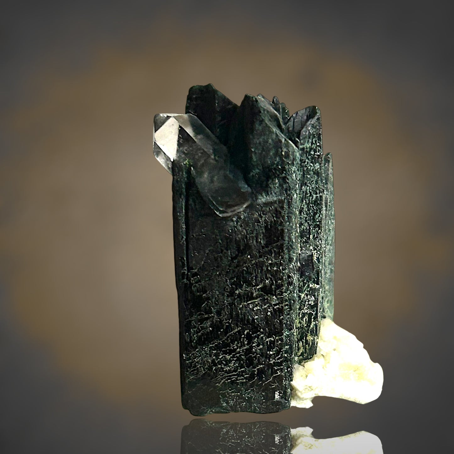 Aegirine, Smoky Quartz - Mt. Malosa, Malawi