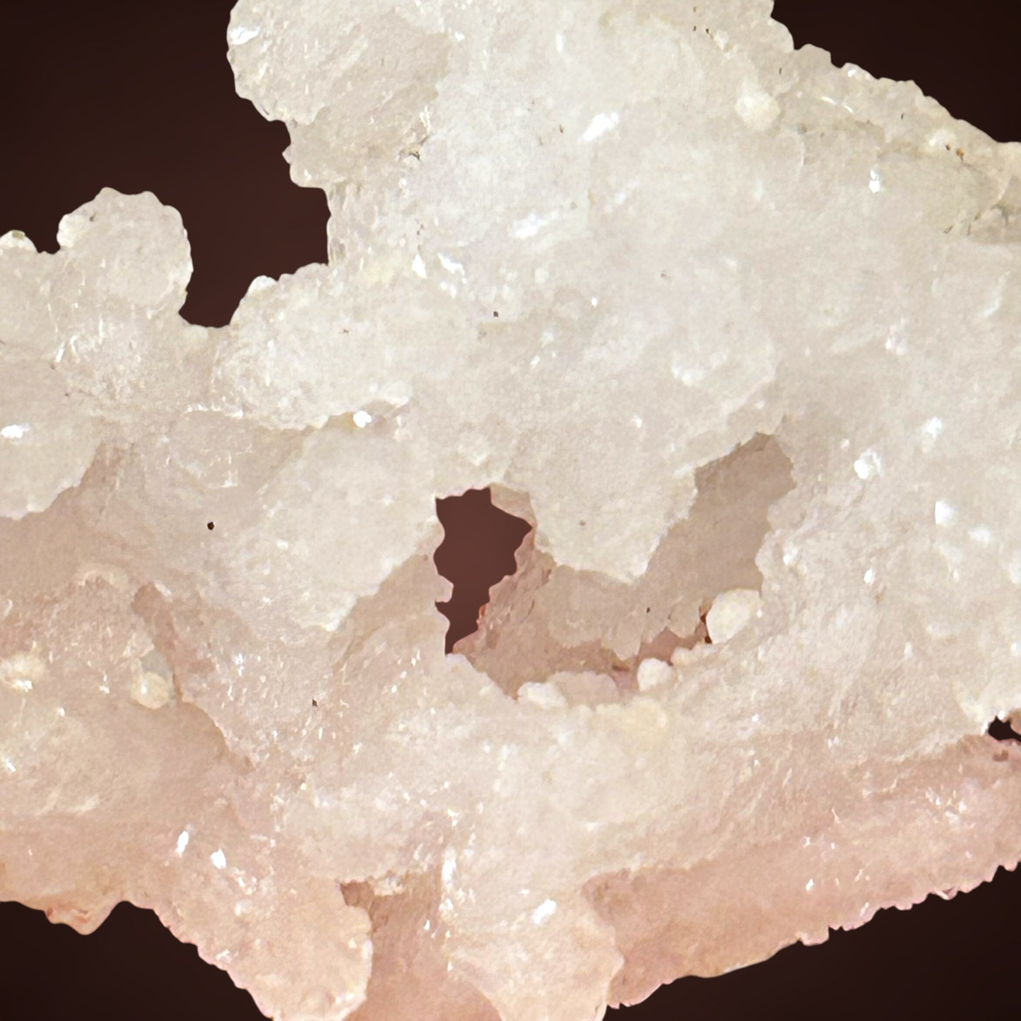 Gyrolith auf Prehnit – Maharashtra, Indien